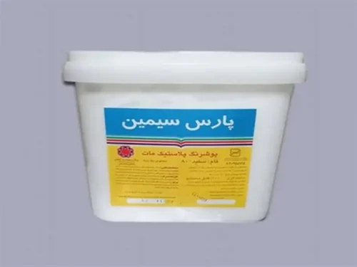رنگ پلاستیک سفید پارس سیمین
